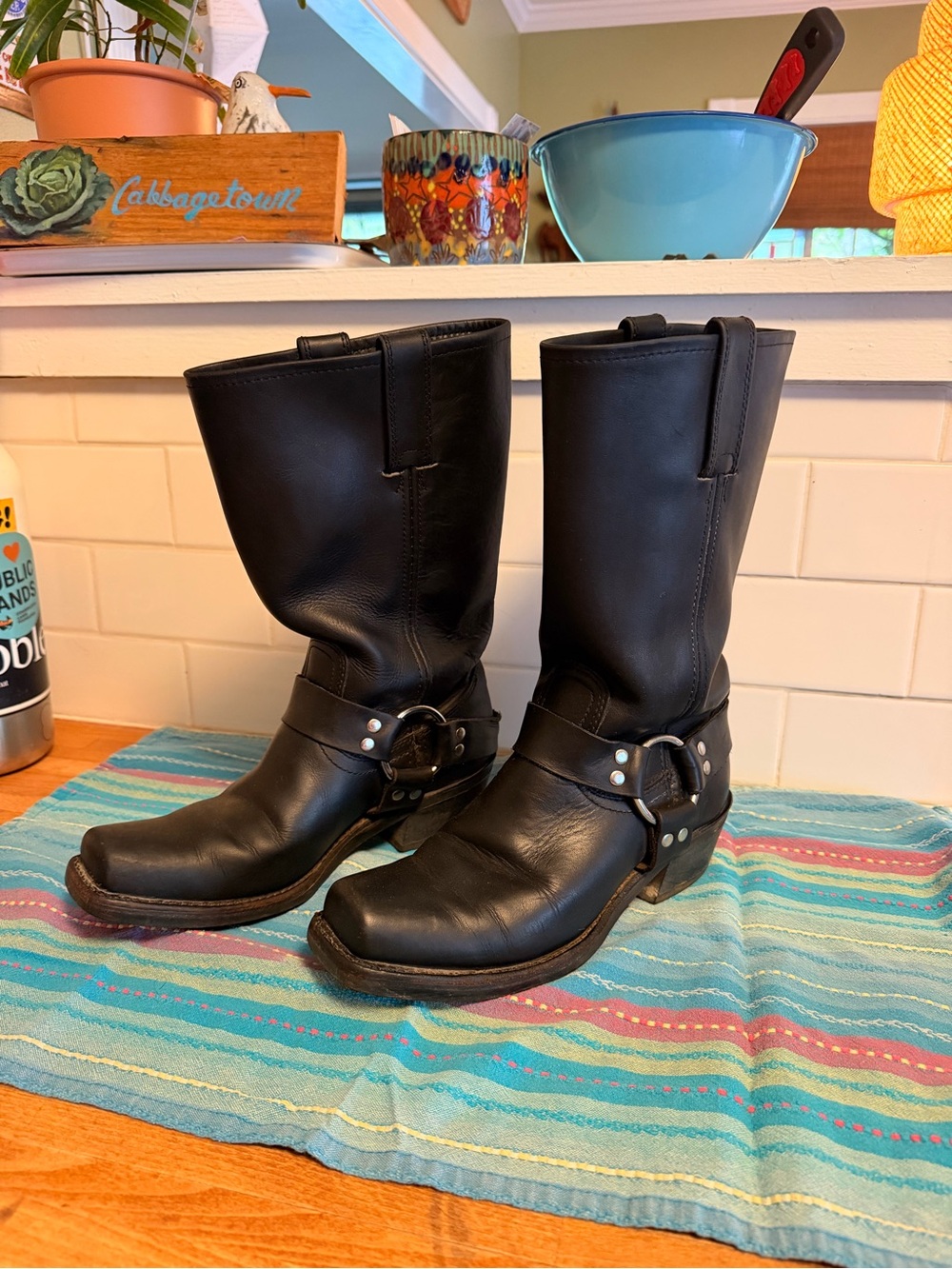 Frye Kate Harness Boots